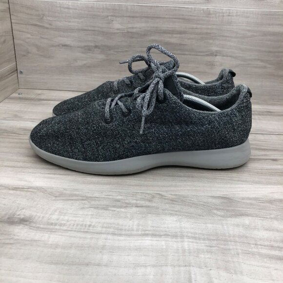 Allbirds Sneakers Mens 13 Gray Merino Wool Runners Lace Up Shoes main image 4